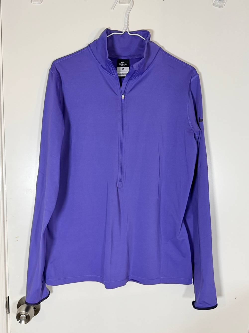 Women’s Nike Purple Dri-FIT Half-Zip Training Top